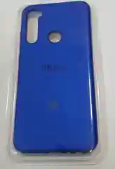 Синий чехол Silicone Case для Xiaomi Redmi Note 8