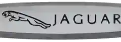 Комплект шильдиков металлических с эмблемой "JAGUAR" и  4 винтовыми креплениями (Пара)