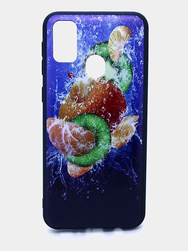 Коралловый чехол силиконовый с принтом для Samsung Galaxy M30s (самсунг)