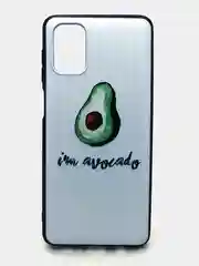 Оливковый чехол для Samsung (Самсунг) Galaxy M51, силиконовый, с принтом