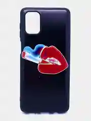 Карамельный чехол для Samsung (Самсунг) Galaxy M51, силиконовый, с принтом