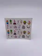 Серебряный летние слайдеры для ногтей