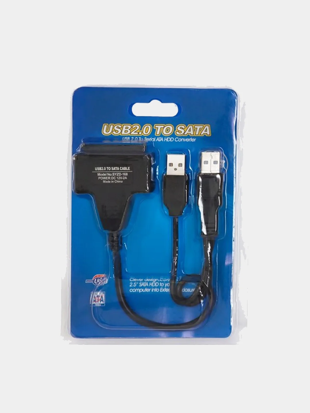 Переходник SATA на USB 2.0 для чтения жестких дисков