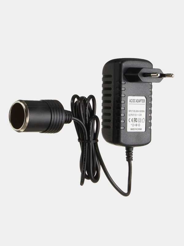 Сетевой адаптер 12V 2A с гнездом прикуривателя на проводе