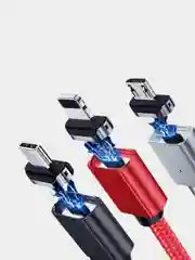 USB кабель для быстрой зарядки и передачи данных Quick charge 3.0+ магнитный коннектор