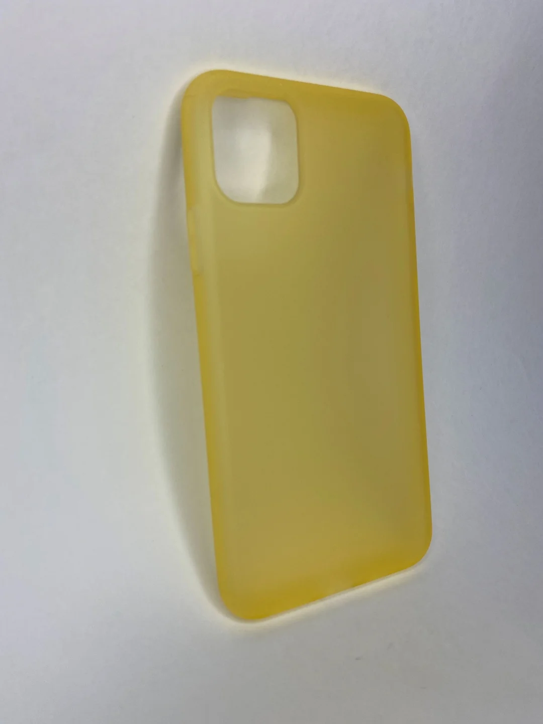 Желтый чехол накладка силиконовый мягкий Apple iPhone 11 Pro Max