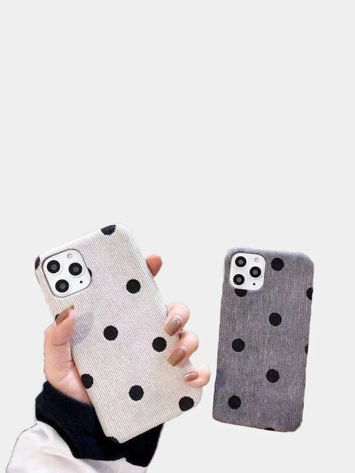 Мягкий чехол в горошек для iPhone 11, 11 Pro, 11 Pro Max, XS, XS Max, XR, iPhone 7 8