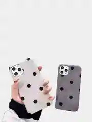 Мягкий чехол в горошек для iPhone 11, 11 Pro, 11 Pro Max, XS, XS Max, XR, iPhone 7 8