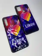 Черный чехол накладка принт "Likee" Xiaomi Redmi 9, Samsung A21s, A50