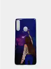 Белый чехол на Xiaomi Redmi 7A, 9A, 9C, с принтом