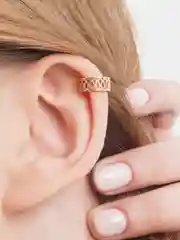 Серебряный серьги-каффы женские