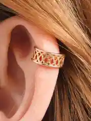 Серебряный серьги-каффы женские