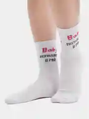Носки с надписью "Baby попадают в рай"