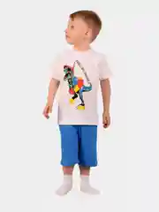 Костюм для мальчика, трикотажный: футболка и шорты