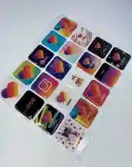 3D наклейки стикеры на телефон 20 штук