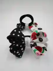 Черный бантики на резинке, 2 штуки