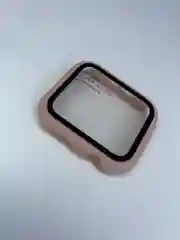 Бежевый бампер накладка чехол на корпус часов со стеклом Apple Watch (Эпл вотч) 44 mm 7 цветов
