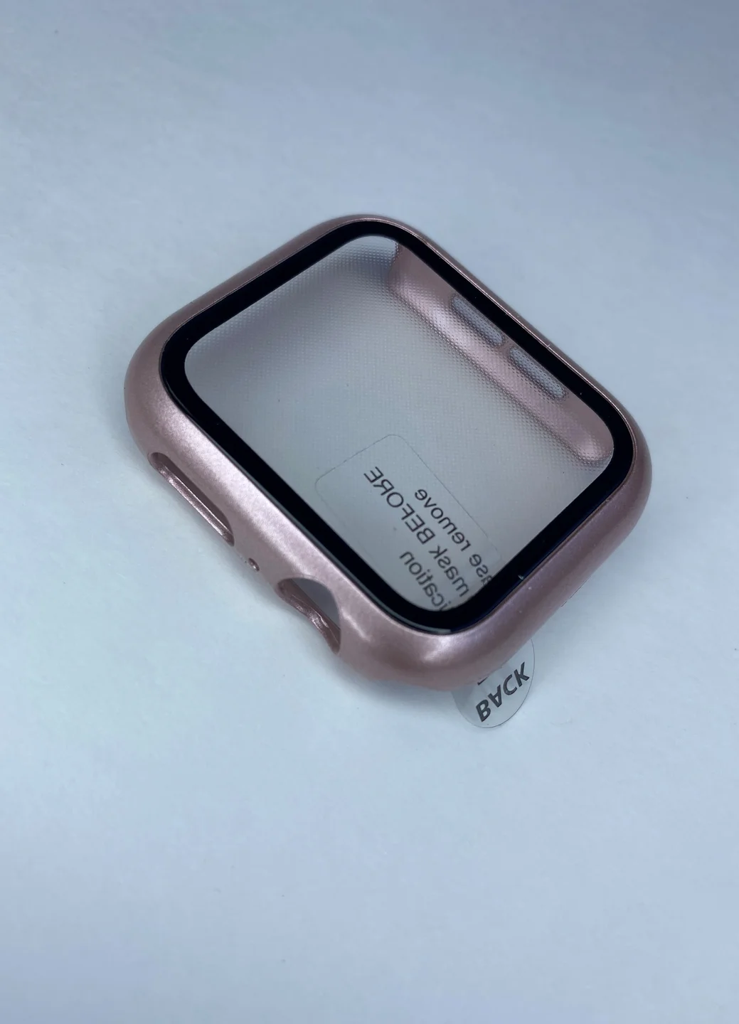 Конфетный бампер накладка чехол на корпус часов со стеклом Apple Watch (Эпл вотч) 44 mm 7 цветов
