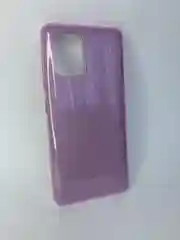 Лавандовый чехол-накладка c блестками Samsung S11/S20 Plus, S10 Lite (20), S11E/S20, Honor 20, 9 Lite