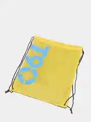 Желтый мешок (сумка, рюкзак) для вещей и сменной обуви