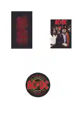 Коричневый 3d наклейки-стикеры на телефон "Музыка" (BTS, AC/D C, Скриптонит, Макс Корж, Пошлая Молли)