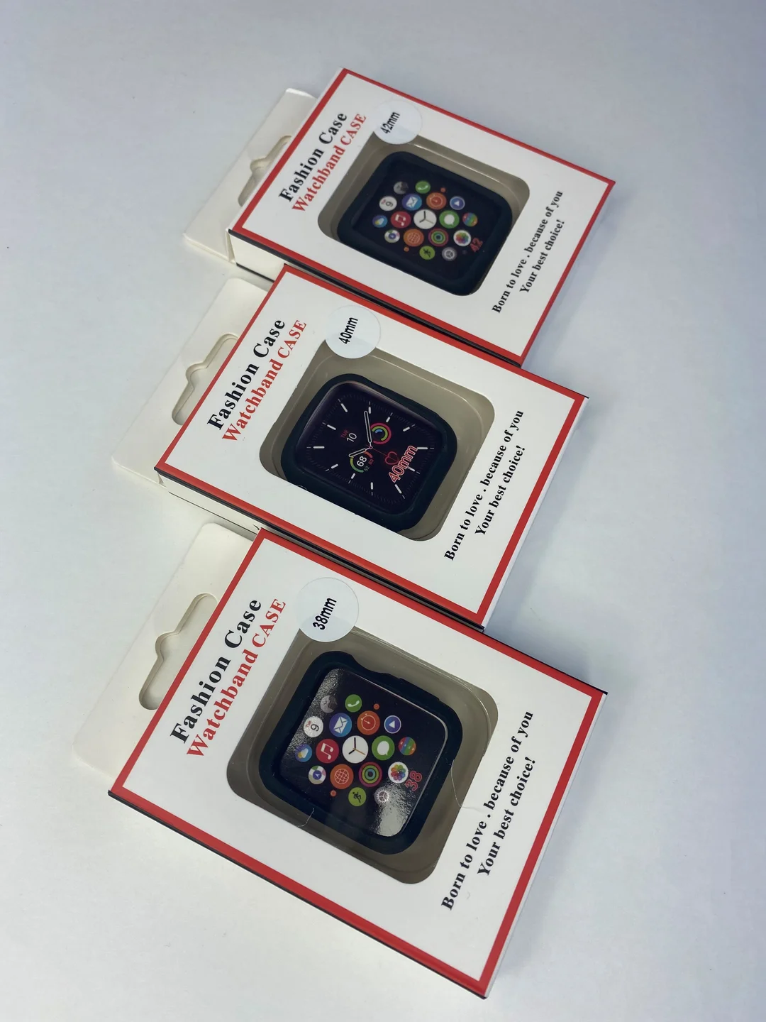 Черный силиконовый бампер накладка чехол на корпус часов Apple Watch (Эпл вотч) 38,40,42 mm