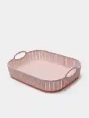Розовый лоток Вязание