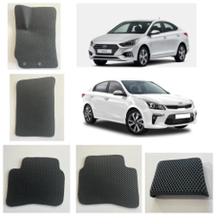 3-D Автомобильные EVA / ЭВА / ЕВА коврики в салон для KIA RIO 4 / HYUNDAI SOLARIS 2