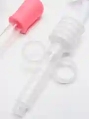Голубой набор для введения лекарств медицинский, 3 предмета - шприц, дозатор, пипетка