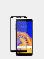 Черный защитное стекло Samsung J4 Plus /  j6 Plus
