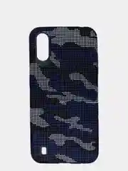 Индиго чехол Samsung Galaxy A01 / M01, Самсунг Галакси А01 / М01 силиконовый камуфляж