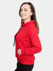 Красный худи женское "Чебоксарский трикотаж" с капюшоном, спортивное, джемпер