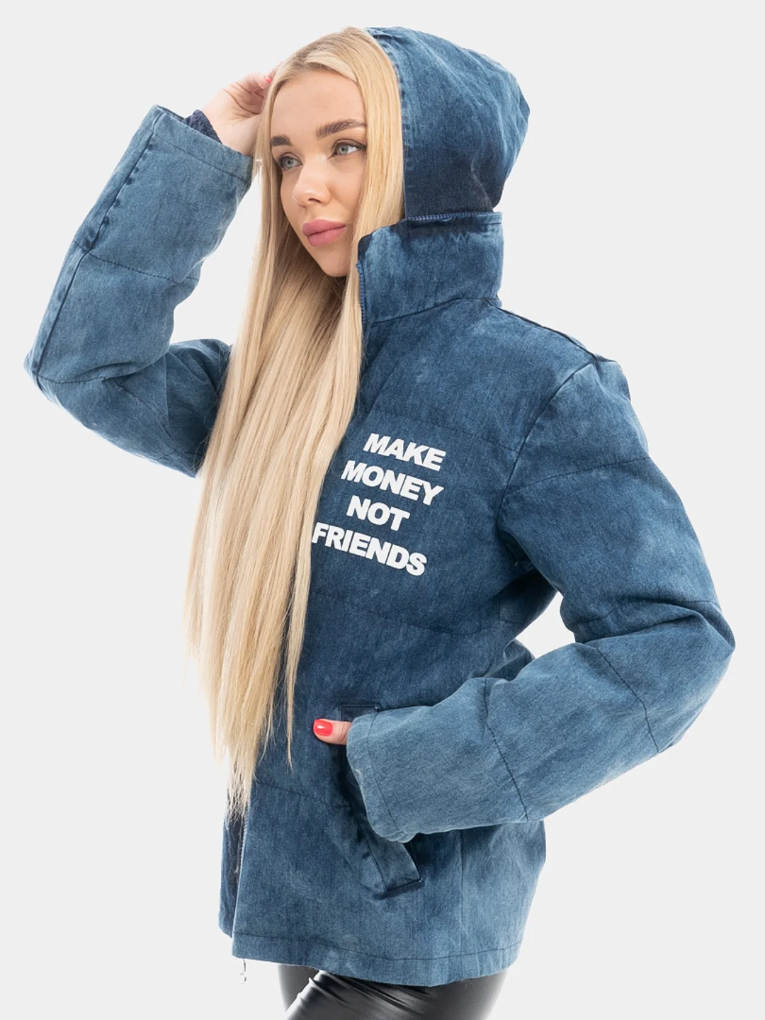 Куртка MAKE MONEY NOT FRIENDS 21 Синий