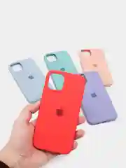 Чехол Aple Silicone Case с закрытым низом для iPhone 12/12PRO