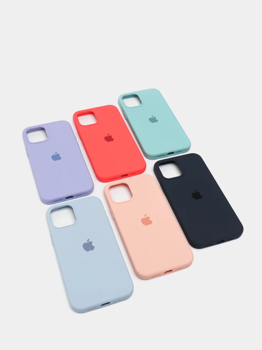 Чехол Aple Silicone Case с закрытым низом для iPhone 12/12PRO