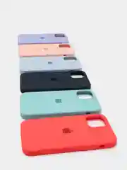 Чехол Aple Silicone Case с закрытым низом для iPhone 12/12PRO