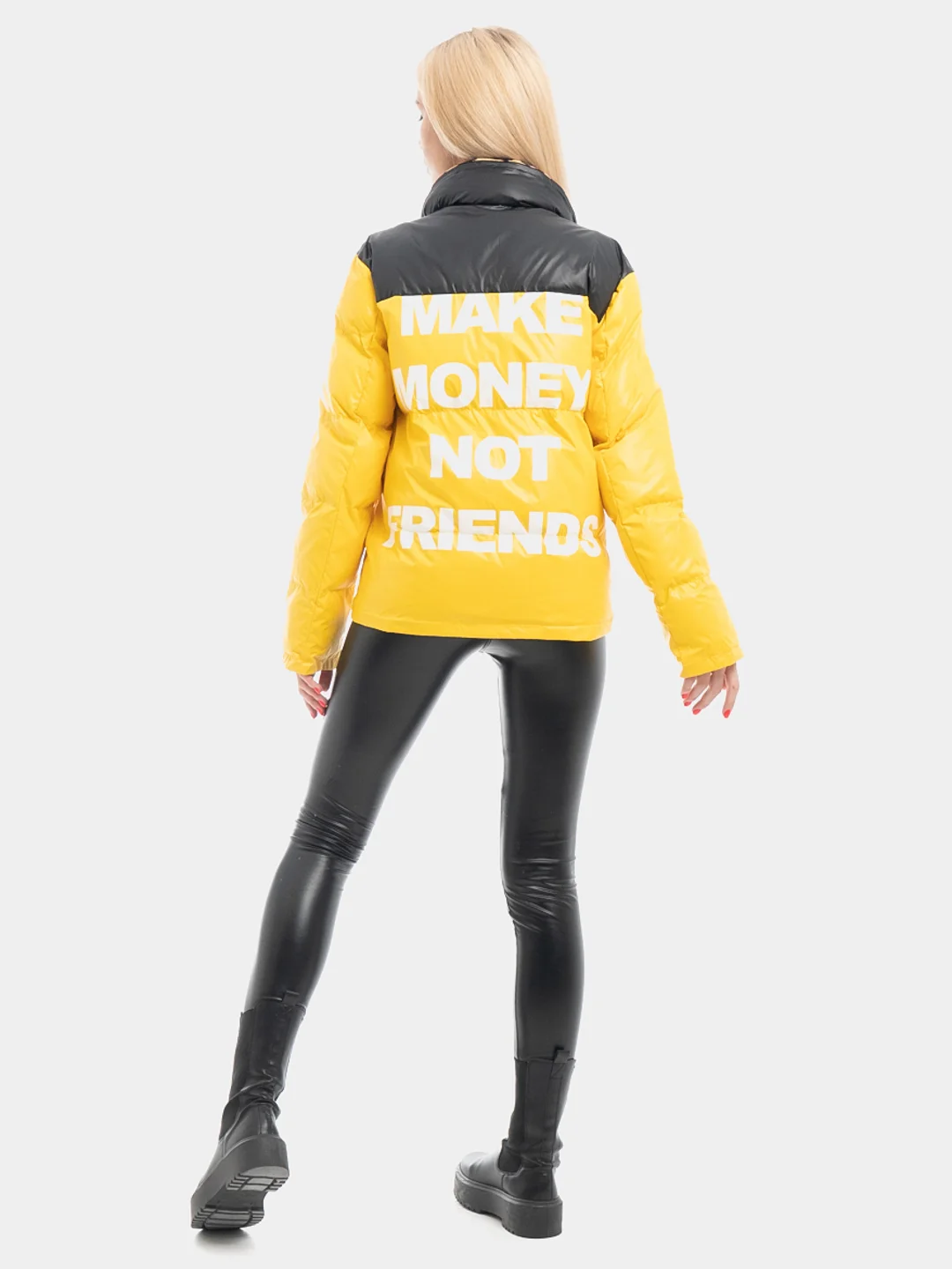 Куртка MAKE MONEY NOT FRIENDS 21, желтый/черный
