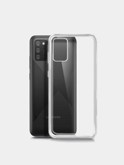 Прозрачный силиконовый чехол для Samsung A02S