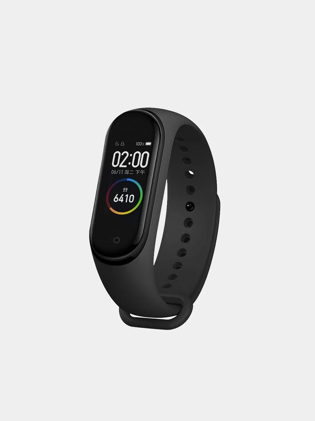 Черный ремешок для Xiaomi Mi Band 3 и Band 4