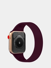 Solo Loop силиконовый ремешок Apple Watch 38, 40, 42, 44 mm Series 1, 2, 3, 4, 5, 6, SE