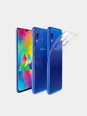 Прозрачный силиконовый чехол для Samsung M20 / Samsung M30