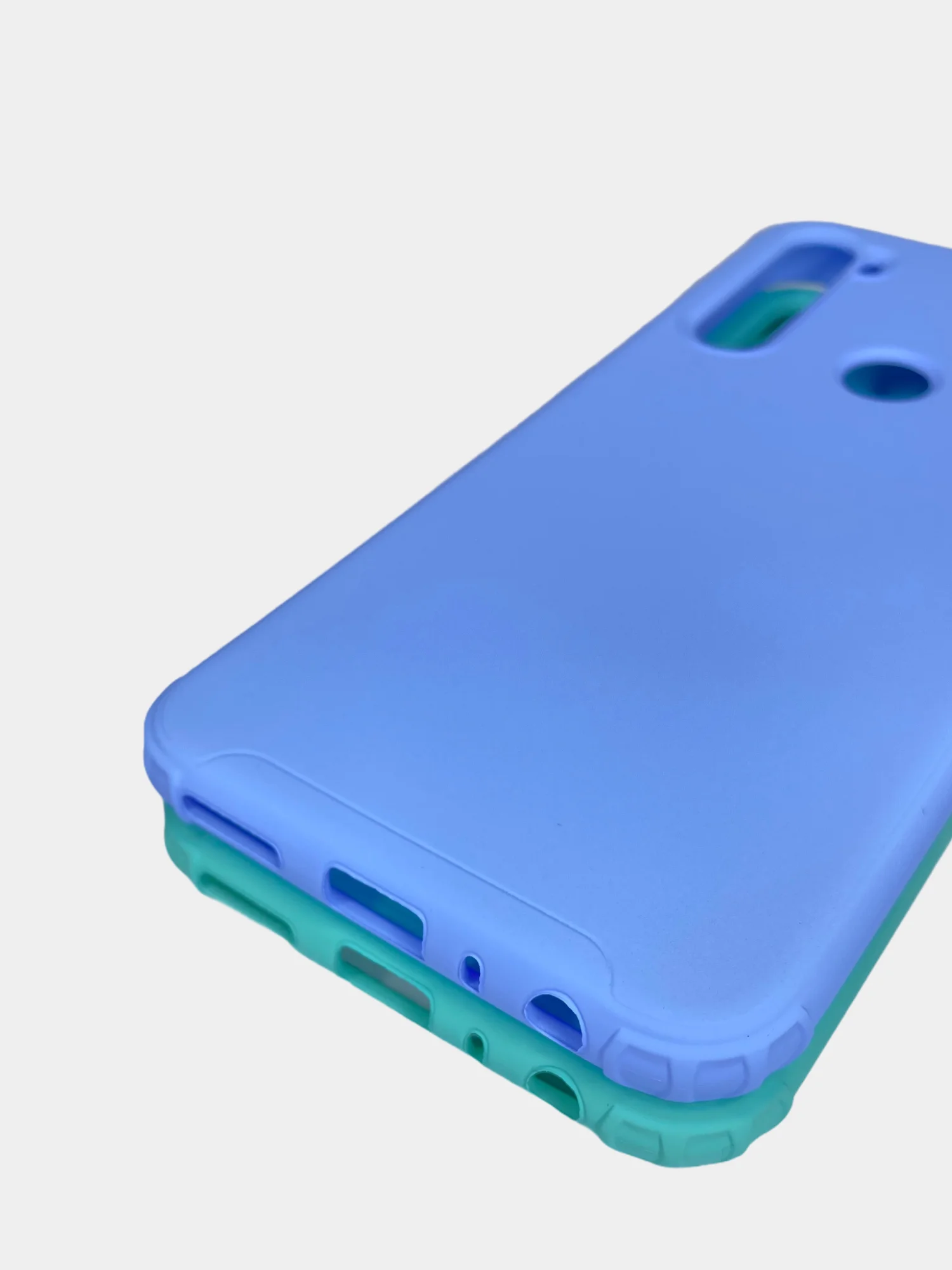 Бирюзовый чехол Xiaomi Redmi Note 8 / Note 8 2021 силиконовый противоударный с усиленными углами