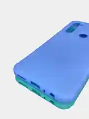 Бирюзовый чехол Xiaomi Redmi Note 8 / Note 8 2021 силиконовый противоударный с усиленными углами
