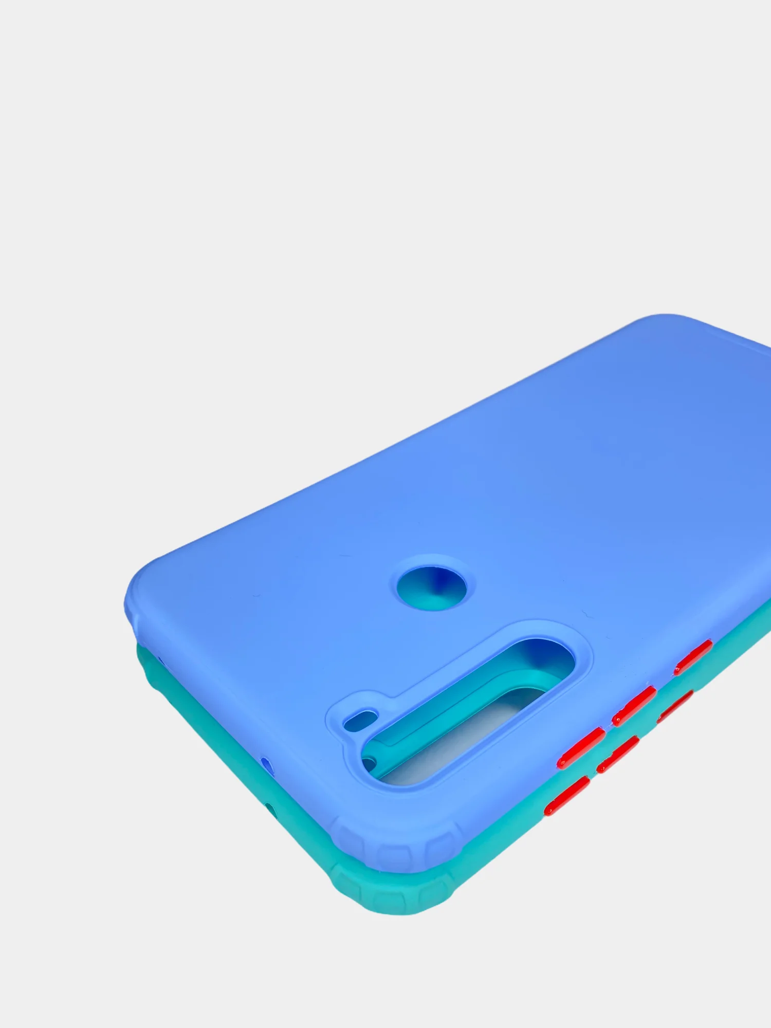 Бирюзовый чехол Xiaomi Redmi Note 8 / Note 8 2021 силиконовый противоударный с усиленными углами
