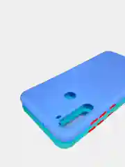 Бирюзовый чехол Xiaomi Redmi Note 8 / Note 8 2021 силиконовый противоударный с усиленными углами