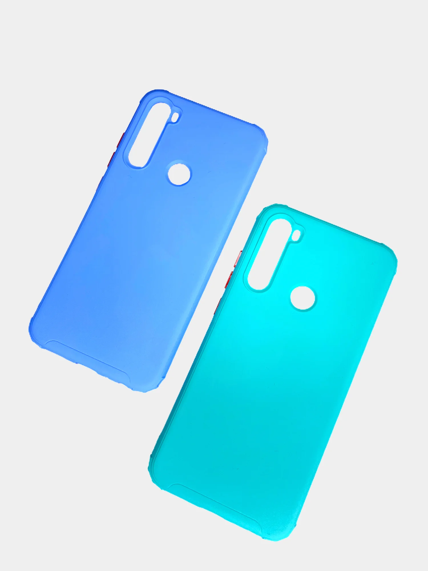 Бирюзовый чехол Xiaomi Redmi Note 8 / Note 8 2021 силиконовый противоударный с усиленными углами
