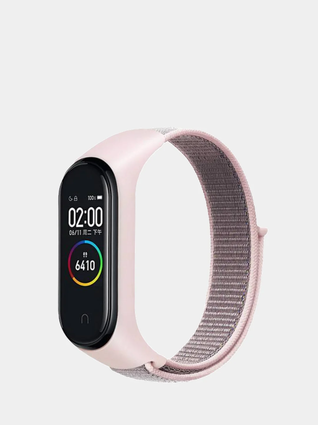 Конфетный нейлоновые ремешки для фитнес-браслетов Xiaomi Mi Band 3, Mi Band 4, Mi Band 5