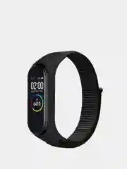 Угольный нейлоновые ремешки для фитнес-браслетов Xiaomi Mi Band 3, Mi Band 4, Mi Band 5