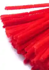 Красный проволока синельная 10шт