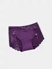 Фиолетовый трусы слипы, кружевные